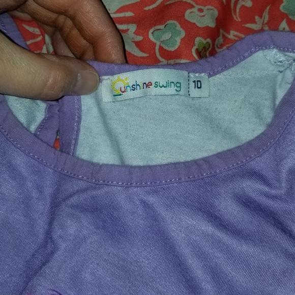 Three girls boutique outfits from Zulily sz 10 - Picture 7 of 7